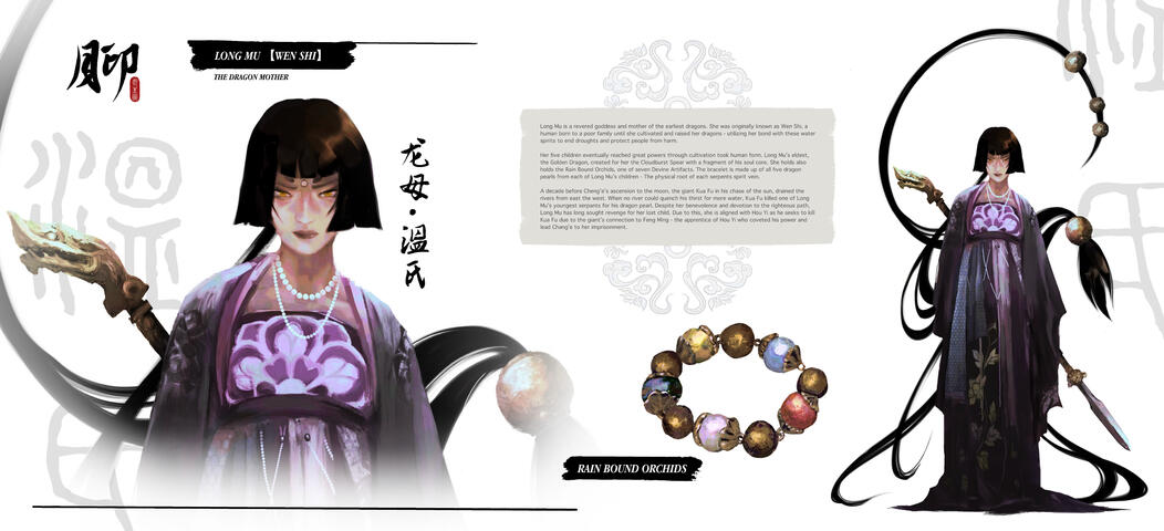 The Moon's Portrait - Character Sheet: Long Mu The Moon's Portrait - Character Sheet: Long Mu