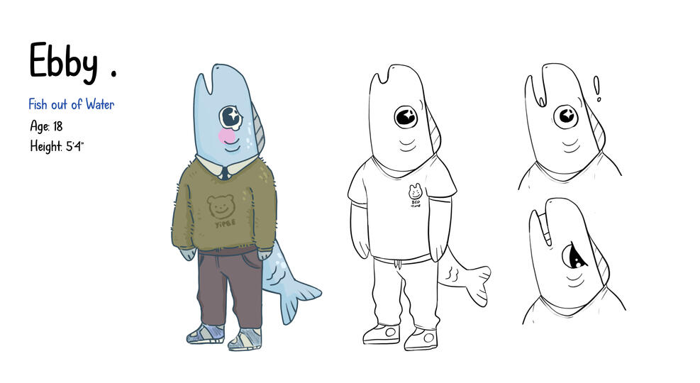 Fish out of Water! Character: Ebby Fish out of Water! Character: Ebby
