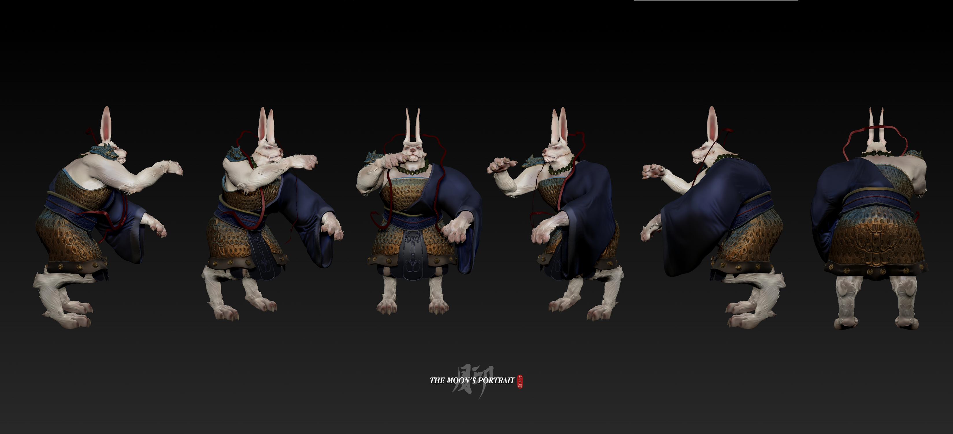 The Moon's Portrait - English logo